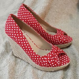 Charming Charlie Wedge Sandals